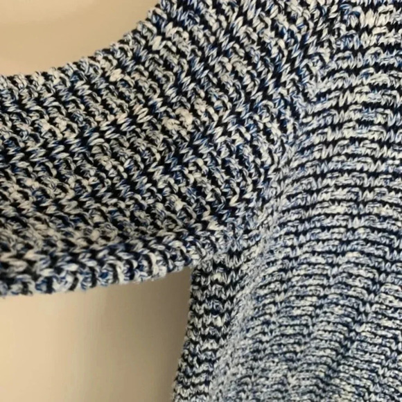 Barbour Blue and White Crew Neck Sweater - Picture 7 of 12